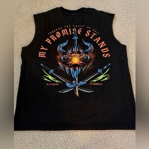 Allegory “Through the Valley of Hell” Graphic cut off t shirt